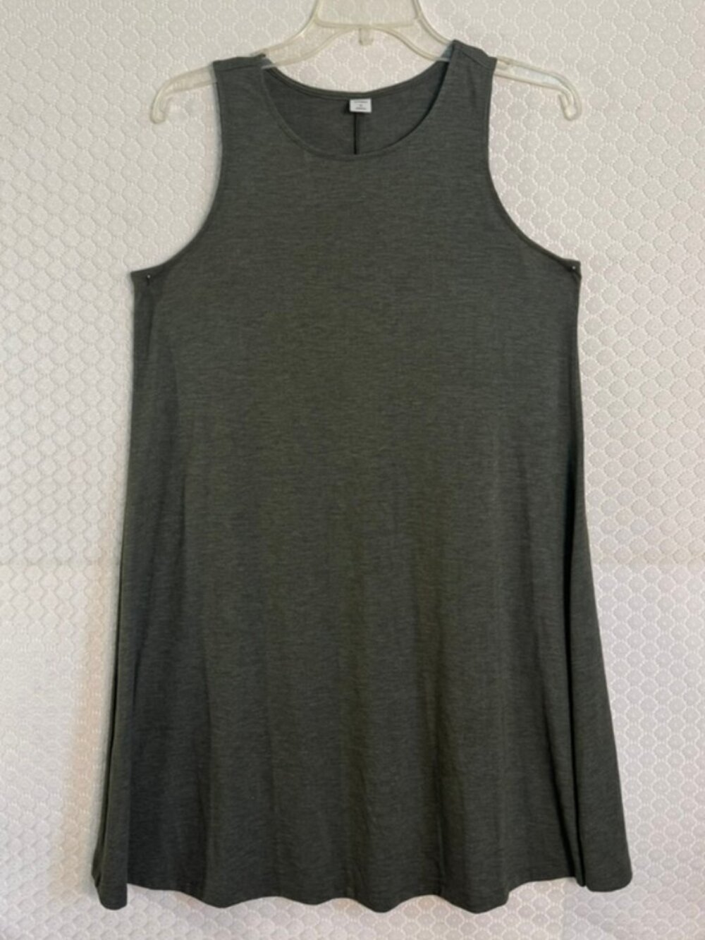 Old Navy Women's Sleeveless T-Shirt Swing Dress-Round Neck, A-Line Size M EUC